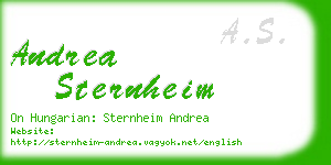 andrea sternheim business card